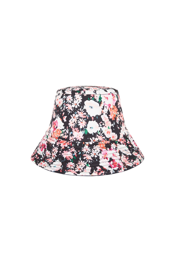 REVERSIBLE RECYCLED BUCKET HAT IN FLEUR | PAQME