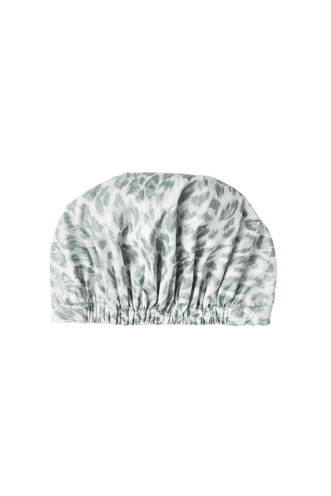 RECYCLED SHOWERCAP IN LEOPARD SMUDGE | PAQME
