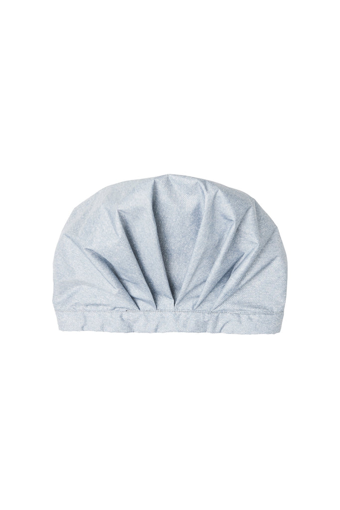 RECYCLED SHOWERCAP IN DENIM | PAQME